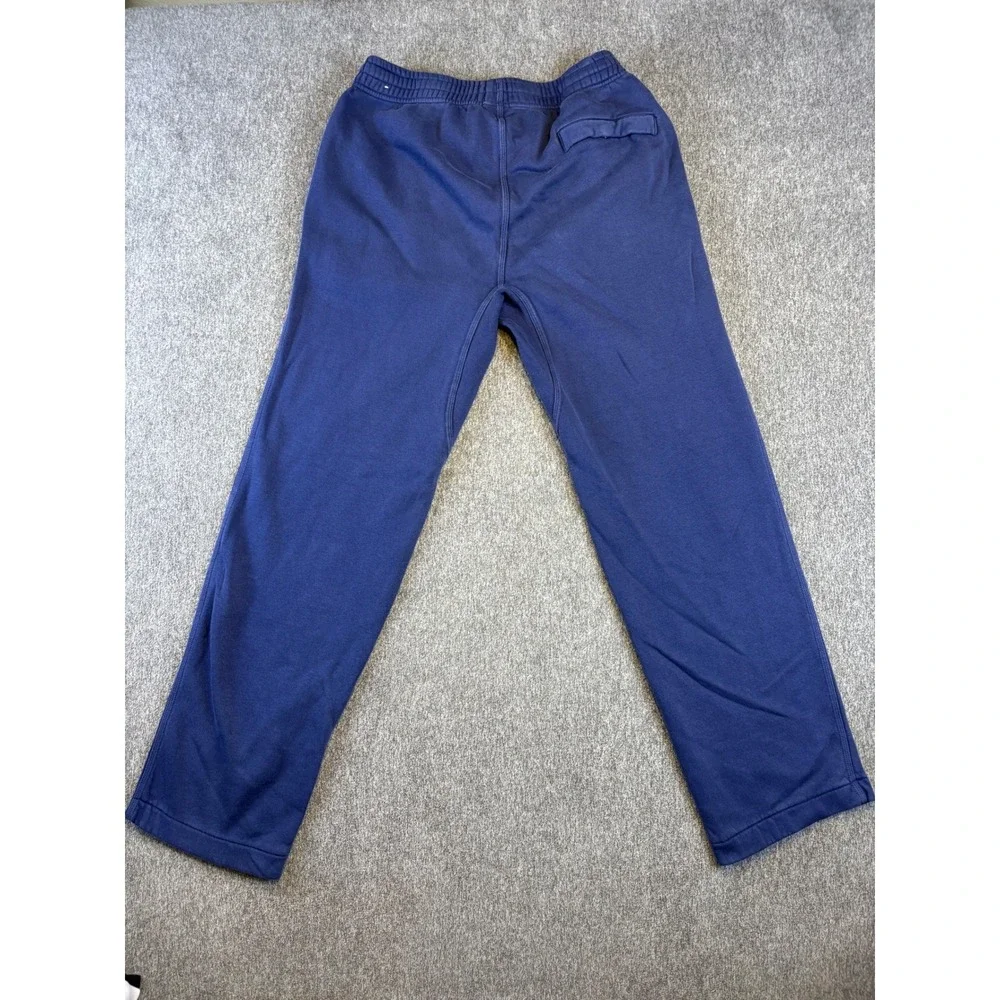 Nike Club Fleece Sweatpants Mens Medium Blue Joggers Casual Sportswear 826424